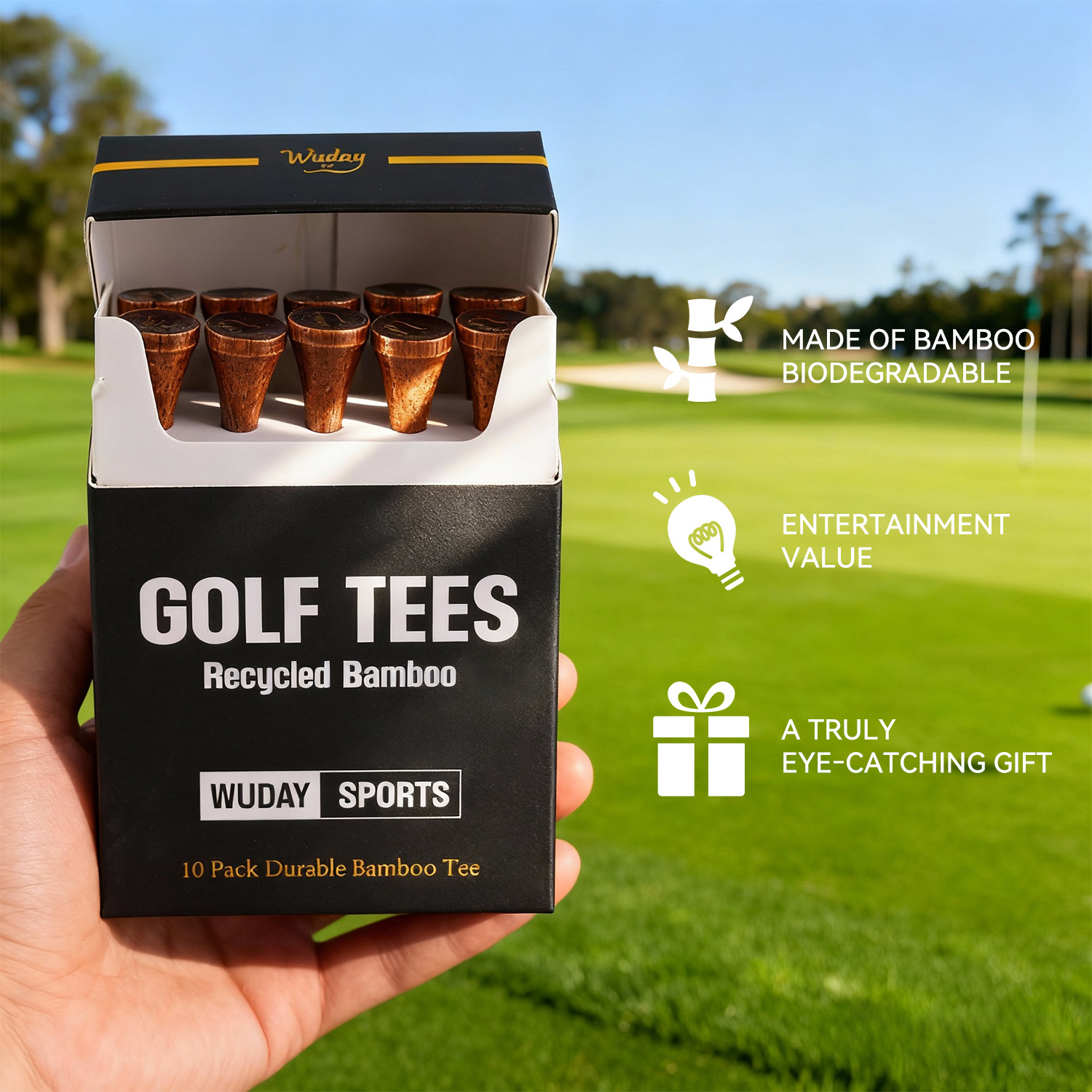 10Pcs Golf Tees - Good Feedbac - Golf Exercise Equipment ulasan dan harga