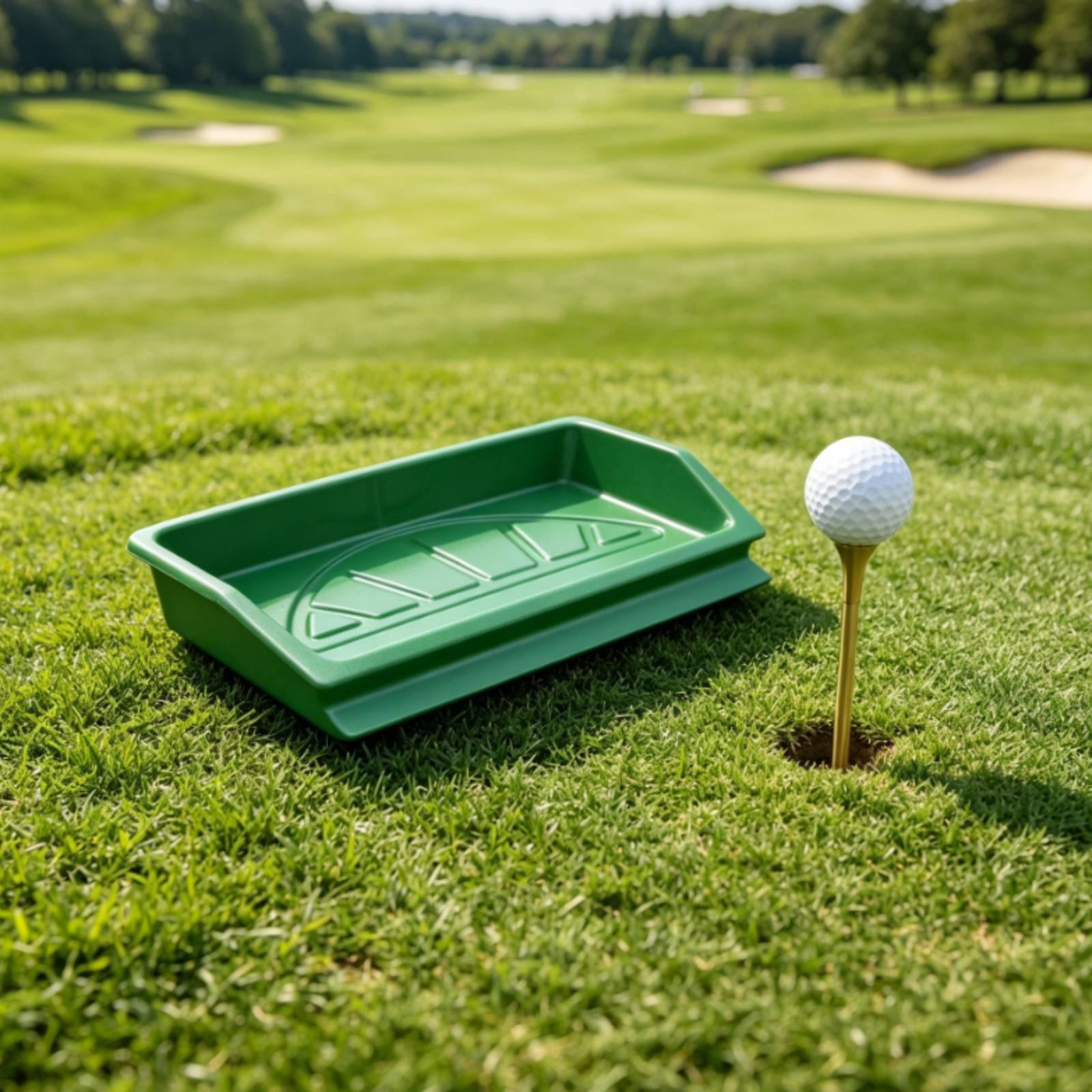 ABS Golf Tee Tray Sturdy Golf  - Golf Equipment Organizer ulasan dan harga