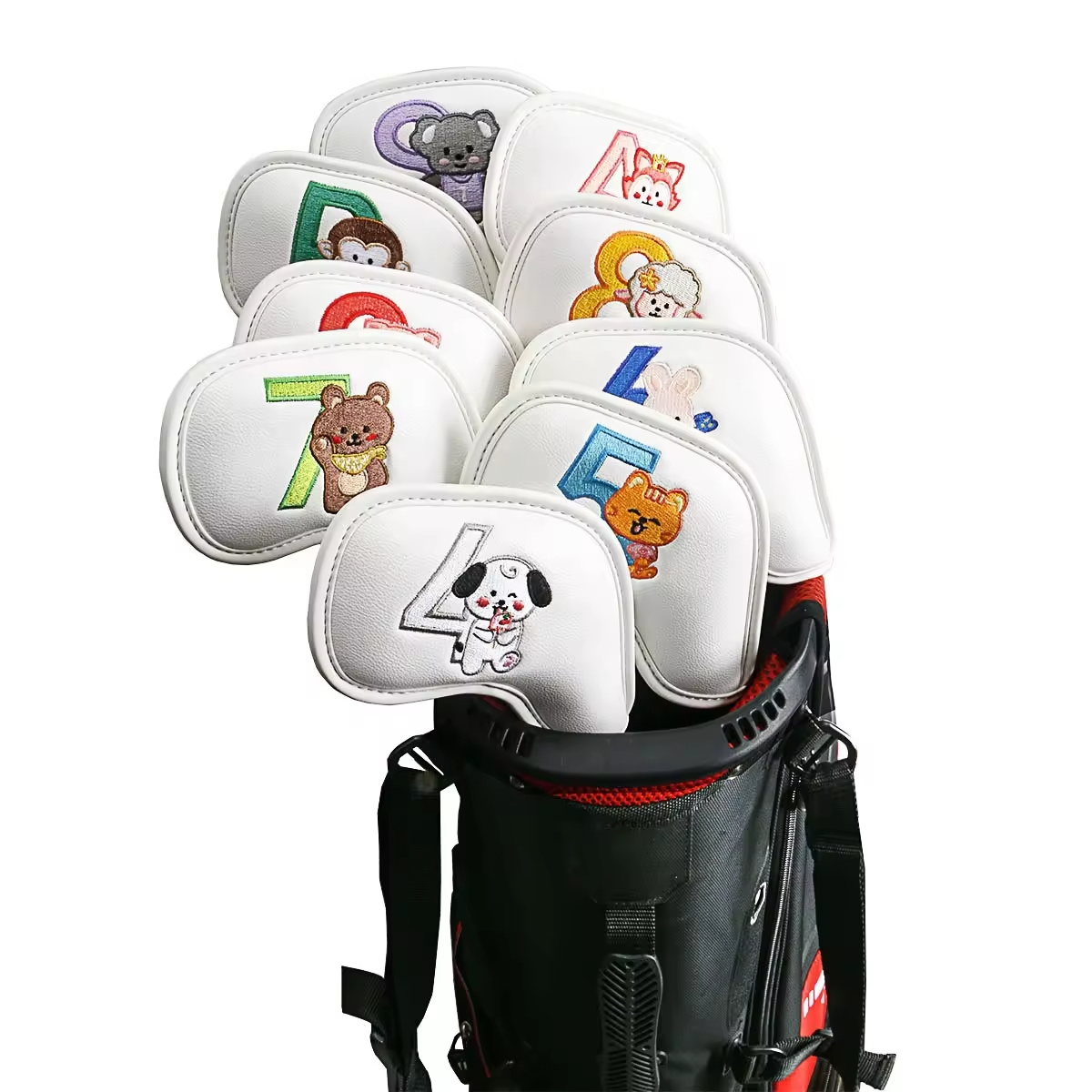 9Pcs Cute Cartoon Animal Golf  - Golf Equipment Organizer ulasan dan harga