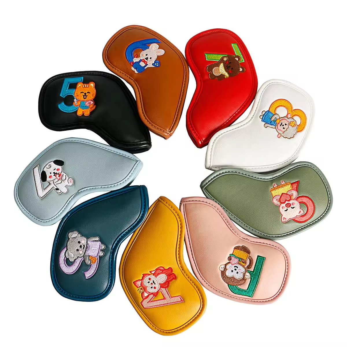 9Pcs Cute Cartoon Animal Golf  - Golf Equipment Organizer ulasan dan harga